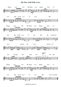 My One And Only Love