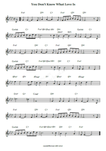 You Don't Know What Love Is