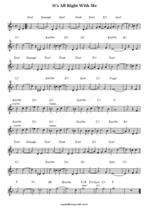 It's All Right With Me