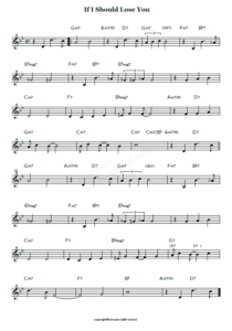 If I Shoud Lose You